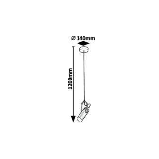 Lampa wisząca LED 5W Raven Rabalux 6429