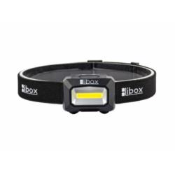 Latarka czołowa akumulatorowa COB LED 3W Libox LB0107