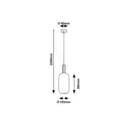 Lampa wisząca E27 60W Sinopia Rabalux 5224