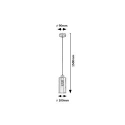 Lampa wisząca E27 25W Tanno Rabalux 72141