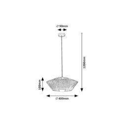 Lampa wisząca E27 6W Raven Rabalux 72150