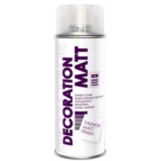 Spray Decoration Matt Czarny 0,4L RAL9005