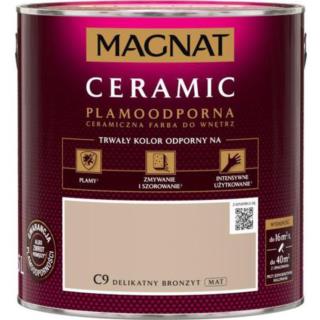 Farba Ceramiczna do Ścian Ceramic C9 Delikatny Bronzyt 2,5L Magnat