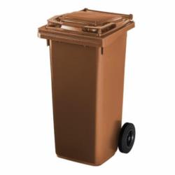 Pojemnik na śmieci MGB 240L brązowy Hermes 01 329
