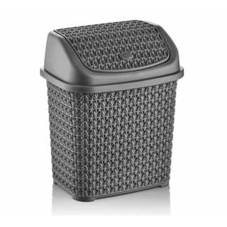 Kosz na śmieci antracytowy 4,5L Knit