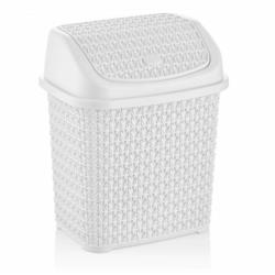 Kosz na śmieci biały 10L Knit