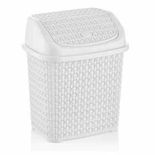 Kosz na śmieci biały 10L Knit