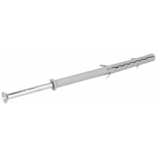 Kołek ramowy KDS z długą strefą rozporu 10x80mm i wkrętem z łbem stożkowym PZ Koelner