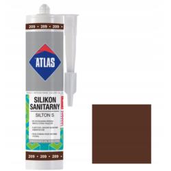 Silikon sanitarny kasztanowy 280ml Atlas Silton S 209