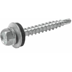 Wkręty farmer OD samowiercące do drewna 4,8x28 mm z podkładką T14 czarny Koelner 250szt/op