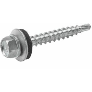 Wkręty farmer OD samowiercące do drewna 4,8x28 mm z podkładką T14 czarny Koelner 250szt/op