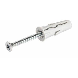Kołek uniwersalny UNO 6mm z wkrętem 4,0x35mm RawlPlug 100szt/op