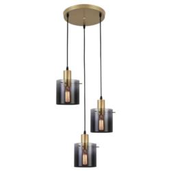 Lampa sufitowa czarna 3xE27 Eloisa Rabalux 71093