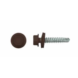 Wkręty farmer OD samowiercące do drewna 4,8x35 mm z podkładką T14 RAL 8004 Koelner 250szt/op