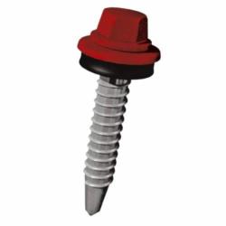 Wkręty farmer OD samowiercące do drewna 4,8x35 mm z podkładką T14 czerwony Koelner 250szt/op