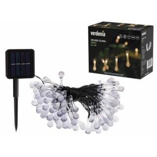 Girlanda solarna 100 LED 12m Krople Verdenia 11000