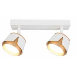 Kinkiet LED GX53 2x12W biało-złoty Xudo XD-IK282W