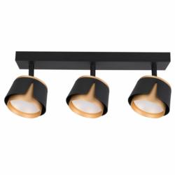 Kinkiet LED GX53 3x12W czarno-złoty Xudo XD-IK283B
