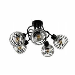Lampa wisząca LED 5xE27 kula czarna Berge LK0003/5XK013
