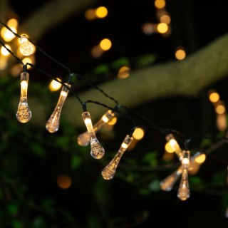 Girlanda solarna 100 LED 12m Krople Verdenia 11000