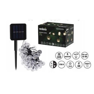Girlanda solarna 50 LED 6m Kulki Verdenia 26998