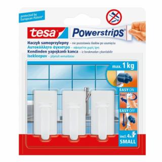 Haczyk samoprzylepny biały Powerstrips Tesa 57530 2szt/op