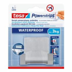 Haczyk samoprzylepny wodoodporny podwójny Powerstrips Tesa 59710