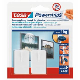 Haczyk samoprzylepny Powerstrips Tesa 58031 2szt/op