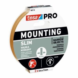 Taśma montażowa dwustronna 9mm/10m Pro Mounting Slim Tesa