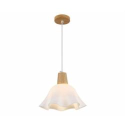 Lampa wisząca Ballerina falbankowy klosz Agora PD-1068-1