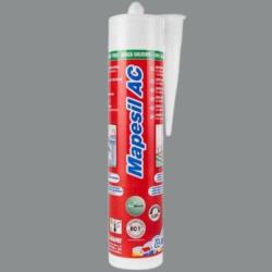 Silikon Mapesil AC 125 zamkowy szary 310ml Mapei