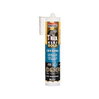Klej mont. T-Rex CRYSTAL 290ml Soudal 173219