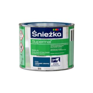 Supermal Niebieski ciemny polysk F530 0,2l Śnieżka