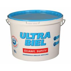 Farba akrylowa 10L Ultra Biel Śnieżka