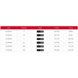 Bezrękawnik ocieplany czarno-szary 2XL Lahti PRO L4130705