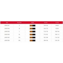 Bluza ochronna brązowo-czarna M Lahti Pro L4041502