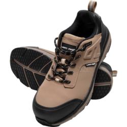 Buty robocze beżowo-czarne skóra nubukowa S3 SRC (43) Lahti Pro L3043143