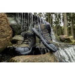 Buty robocze czarno-zielone O2 SRA bez podnoska (43) Lahti Pro L3012043