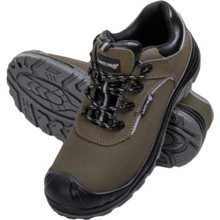 Buty robocze zielono-czarne skóra nubukowa S3 SRC (44) Lahti Pro L3043844