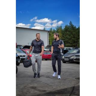 Buty sportowe czarno-białe z dzianiny 3D (36) Lahti Pro L3042736