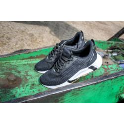 Buty sportowe czarno-białe z dzianiny 3D (36) Lahti Pro L3042736