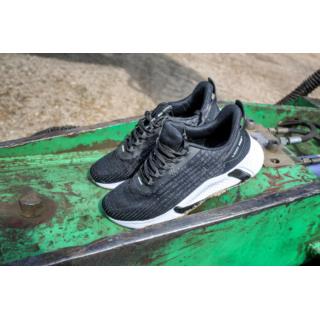 Buty sportowe czarno-białe z dzianiny 3D (36) Lahti Pro L3042736