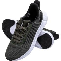 Buty sportowe z dzianiny zielono-czarne (43) Lahti Pro L3043643