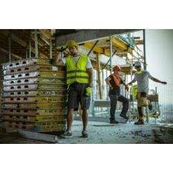Półbuty ochronne czarno-żółte skórzane S1P SRC (46) Lahti Pro L3040346