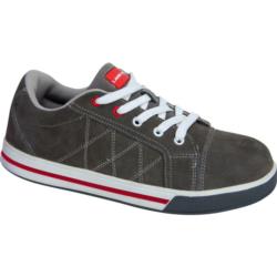 Półbuty zamszowe szaro-czerwone SB SRA (46) Lahti Pro L3040746