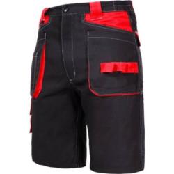 Spodenki ochronne krótkie czarno-czerwone 3XL Lahti Pro L4070406