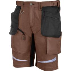 Spodenki robocze krótkie brązowo-czarne XL Lahti Pro L4071104