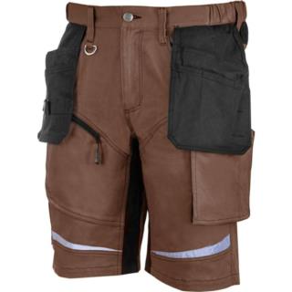 Spodenki robocze krótkie brązowo-czarne 3XL Lahti Pro L4071106