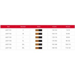 Spodenki robocze krótkie brązowo-czarne 3XL Lahti Pro L4071106