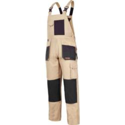 Spodnie ochronne ogrodniczki beżowe 3XL (60) Lahti Pro L4060160